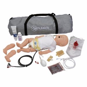 Pediatric ALS Trainer Complete with Interactive ECG Simulator